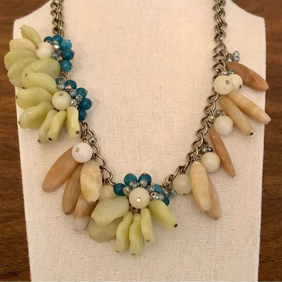 Coldwater Creek | Quartz and Crystal Cluster Necklace| 21” Adjustable - Picture 1 of 4